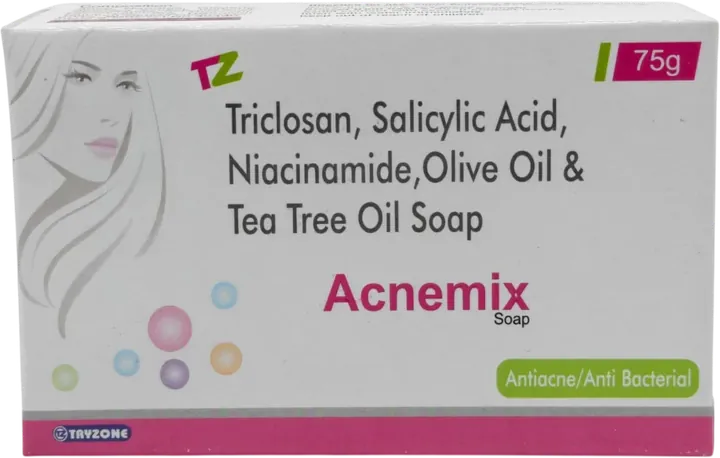 Acnemix Soap manufactured by Tryzone Life Care