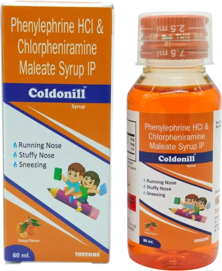 Coldonill Syrup manufactured by Tryzone Life Care