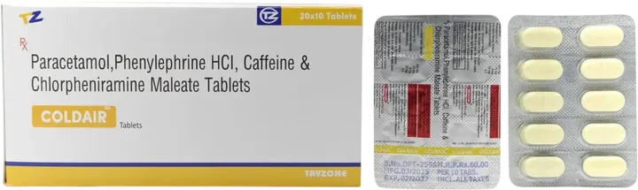 Coldair Tablet manufactured by Tryzone Life Care